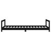 vidaXL Kinderbett Schwarz 90x190 cm Massivholz Kiefer