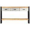 vidaXL Konsolentisch 130x30x76 cm Massivholz Mango