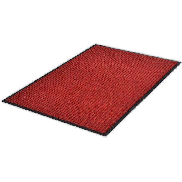 vidaXL Türmatte Rot 117x220 cm PVC
