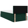 vidaXL Ottoman-Bett mit Matratze Dunkelgr&uuml;n 100x200 cm Samt