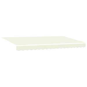 vidaXL Einziehbare Markise Creme 400 x 200 cm Polyester und Aluminium