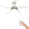 vidaXL Deckenventilator mit Licht und Fernbedienung &Oslash; 110 cm