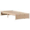 vidaXL Massivholzbett ohne Matratze 100x200 cm Kiefernholz
