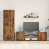 vidaXL TV-Schrankset 4 pcs Ger&auml;ucherte Eiche Holzwerkstoff