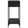vidaXL Konsolentisch Sonstiges Schwarz Eichen-Optik 100 x 34.5 x 75 cm