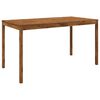vidaXL Gartenbar-Tisch Natur 196 x 100 x 105 cm Massivholz Akazie