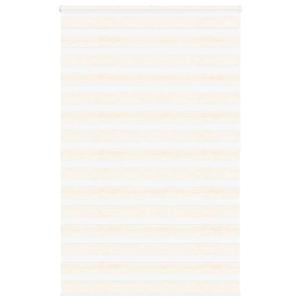 vidaXL Doppelrollo Marmorbeige 140x200cm Stoffbreite 135,9 cm Polyester