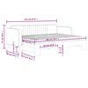 vidaXL Tagesbett Ausziehbar mit Matratzen Dunkelgr&uuml;n 80x200 cm Samt