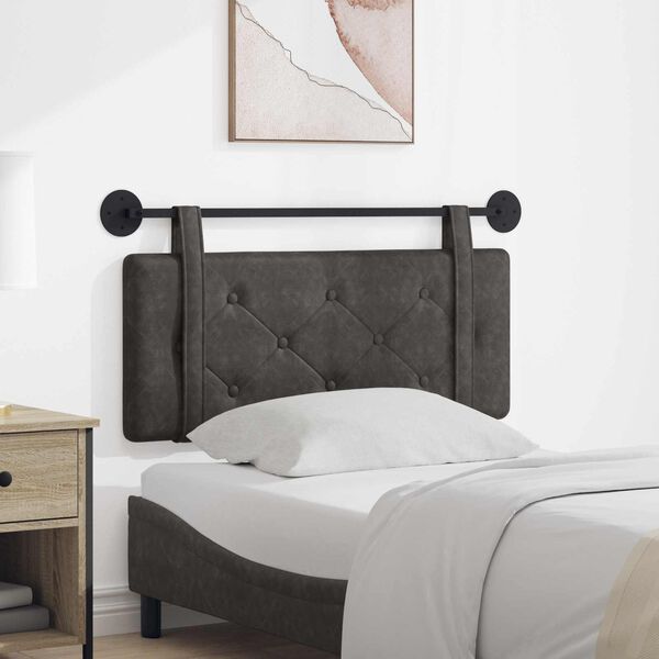 vidaXL H&auml;ngevorderseite Wandmontiert Schwarz 100 cm Antikes PU