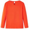 Kinder-Langarmshirt Dunkelorange 140