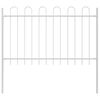 vidaXL Gartenzaun BOXTEL 9 stk. 15,3 x 1 m Pulverbeschichteter Stahl
