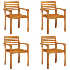 vidaXL Gartenst&uuml;hle 4 Stk. 59x55x85 cm Massivholz Akazie