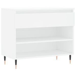 vidaXL Schuhregal Wei&szlig; 70x36x60 cm Holzwerkstoff