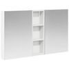 vidaXL Badezimmerschrank-Set 3 stk. 100 x 10,5 x 60,5 cm Holzwerkstoff