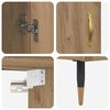 vidaXL Highboard Artisan-Eiche 69,5 x 34 x 180 cm Holzwerkstoff