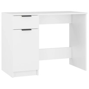 vidaXL Schreibtisch Wei&szlig; 100x50x75 cm Holzwerkstoff