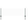 vidaXL Sechseckzaun mit Pfosten 25 x 0,6 m PVC-beschichteter Stahl