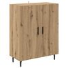 vidaXL Highboard 2 pcs Artisan-Eiche Holzwerkstoff