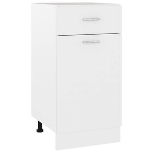 vidaXL Schubunterschrank Lyon Wei&szlig; 40x46x81,5 cm Holzwerkstoff