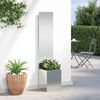 vidaXL Garten Sichtschutz-Leinwand Silber 32 x 140 cm Verzinkter Stahl