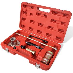 vidaXL Hydraulischer Radnaben-Abzieher mit Hammer 10 Tonnen
