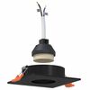 vidaXL Spotlight 24 stk. Schwarz 9 x 9 x 2 cm Aluminium