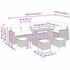 vidaXL Gartensofa-set 10 pcs Beige Poly-Rattan