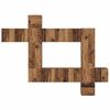 vidaXL TV-Schrankset Wandmontiert 10 pcs Altholz Holzwerkstoff