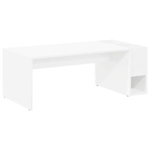 vidaXL Couchtisch Wei&szlig; 101,5 x 50 x 37 cm Holzwerkstoff