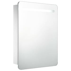 vidaXL LED-Spiegelschrank 60x11x80 cm