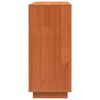 vidaXL Sideboard Wachsbraun 110 x 34 x 75 cm Massives Kiefernholz