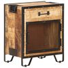 vidaXL Nachttisch 43&times;30&times;51 cm Raues Mango-Massivholz