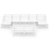 vidaXL 9-tlg. Garten-Lounge-Set Massivholz Kiefer