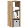 vidaXL Bücherregal Stapelbar Artisan-Eiche 30x30x80 cm Holzwerkstoff