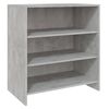 vidaXL 3-tlg. Sideboard Betongrau Holzwerkstoff