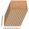 vidaXL Pool Bodenschutzmatte 50 stk. Holz 18 m&sup2; EVA-Schaum