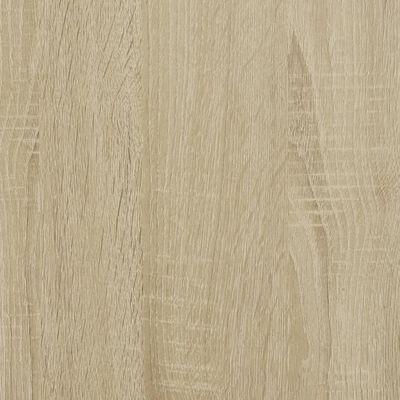 vidaXL Waschbeckenunterschrank Sonoma-Eiche 90x38,5x45cm Holzwerkstoff