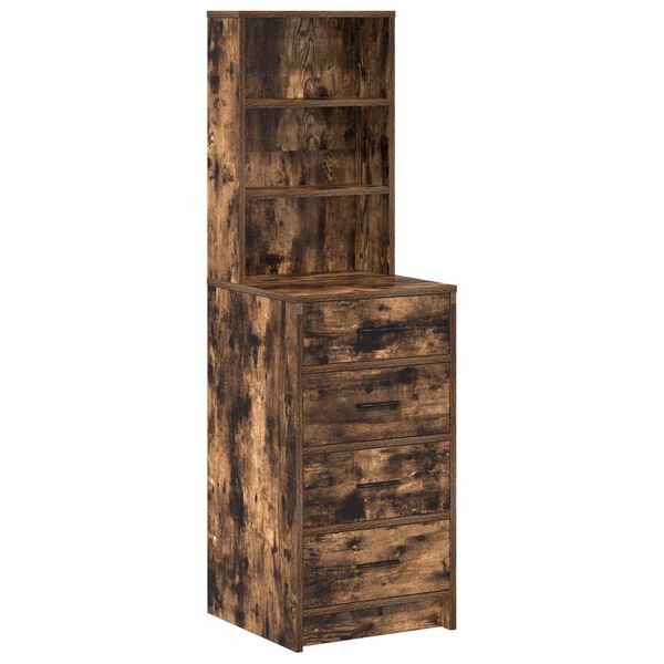 vidaXL Hochboard R&auml;uchereiche 40 x 41 x 135 cm Holzwerkstoff