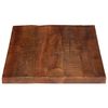 vidaXL Tischplatte 100x50x3,8 cm Rechteckig Altholz Massiv