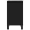 vidaXL Sideboards 2 Stk. Schwarz 40x35x70 cm Holzwerkstoff