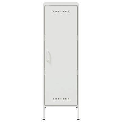 vidaXL Highboard Weiß 36x39x113 cm Stahl