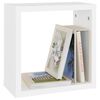 vidaXL W&uuml;rfelregale 6 Stk. Wei&szlig; 30x15x30 cm