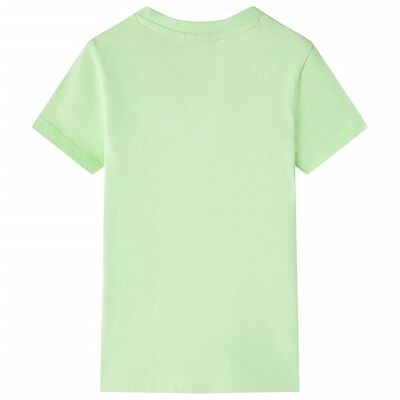 Kinder-T-Shirt Limette 92