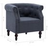vidaXL Sessel Dunkelgrau Stoff