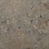 vidaXL Tischplatte Grau &Oslash;40x2,5 cm Marmor