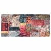 vidaXL Teppich Waschbar Patchwork 80x300 cm Mehrfarbig