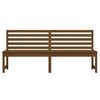 vidaXL Gartenbank Honigbraun 201,5 cm Massivholz Kiefer