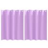 vidaXL Verdunkelungs-Vorh&auml;nge mit Ringen 2 pcs Lila 140 x 140 cm