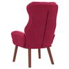 vidaXL Sessel Weinrot 69 x 74 x 93 cm Samt