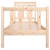 vidaXL Massivholzbett 75x190 cm